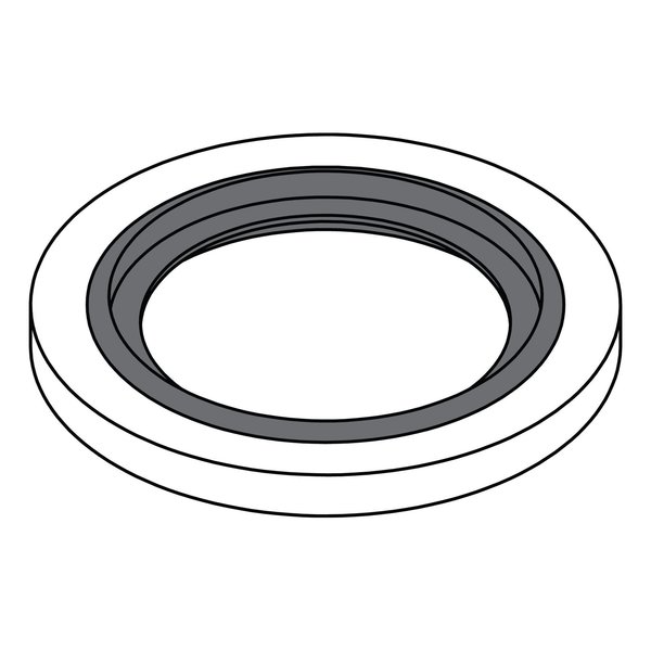Tompkins Hydraulic Fitting-International06MM BONDED SEAL DS-MM-06